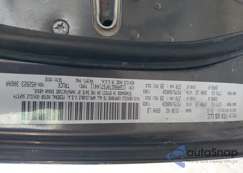 2015 Ram 1500 Big Horn из США, поврежденный, VIN 1C6RR6GT0FS714411